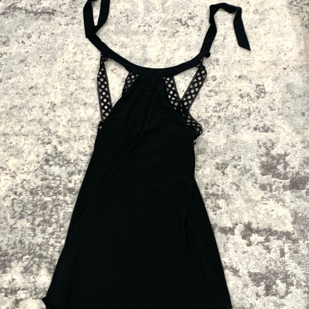 Cute black mini cocktail dress